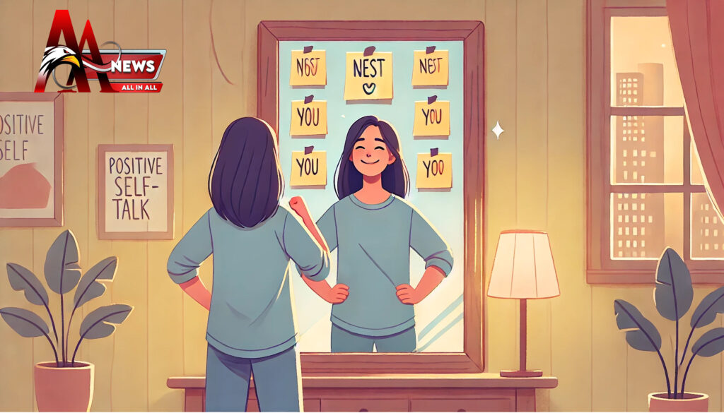 berikut adalah gambar ilustrasi untuk tema artikel ini mengenai bagaimana cara nya mengubah Self-Talk Negatif menjadi Self-Talk Positif