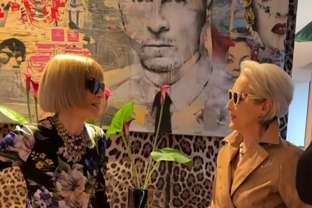 Pertemuan Ikonik Meryl Streep dengan Anna Wintour di Ajang Milan Fashion Week